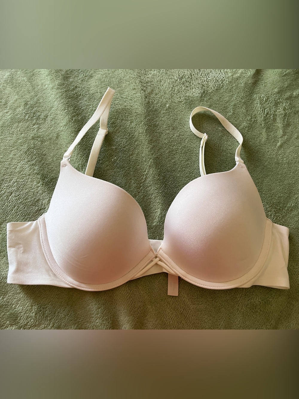 Ambrielle White Padded Pushup T-Shirt Bra 36B